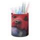 thumbnail image 1 of Clifford El Gran Perro Rojo-theme Cylinder Pen Holder Pencil Organizer with Flannel Lining PVC Leather Material Cardboard Base for study work 10*8CM, 1 of 6