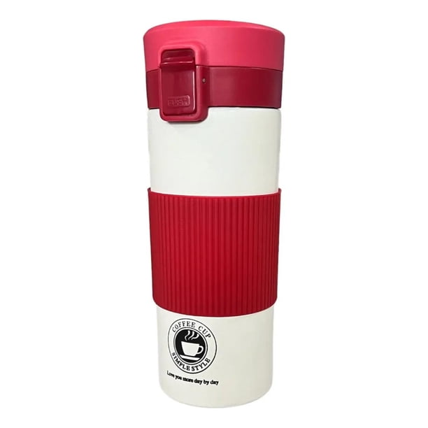 Termo Agua Caliente Inteligente Vaso Termico Digital 500ml rojo