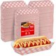 thumbnail image 1 of Bandejas de comida Stock Your Home Checered (paquete de 500) rojas y blancas, 1 of 7