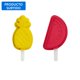 thumbnail image 1 of Molde Helado de Frtua 3 Piezas Silicona - Pp, 1 of 3