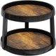 thumbnail image 1 of Organizador Simple Houseware Lazy Susan, 2 niveles, 25 cm, color marrón rústico, 1 of 9