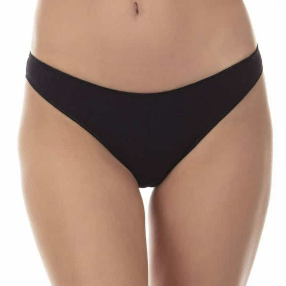 Tanga a la Cadera de Algodón Elasticado