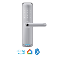 Stark Design - Cerradura Digital Acceso Principal. Modelo: H35B (Resistente Al Agua Y Rayos Uv). Manilla Reversible.