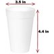 thumbnail image 2 of Vasos de espuma FRAMO de 350 ml (paquete de 100), ligeros y aislantes, 2 of 5