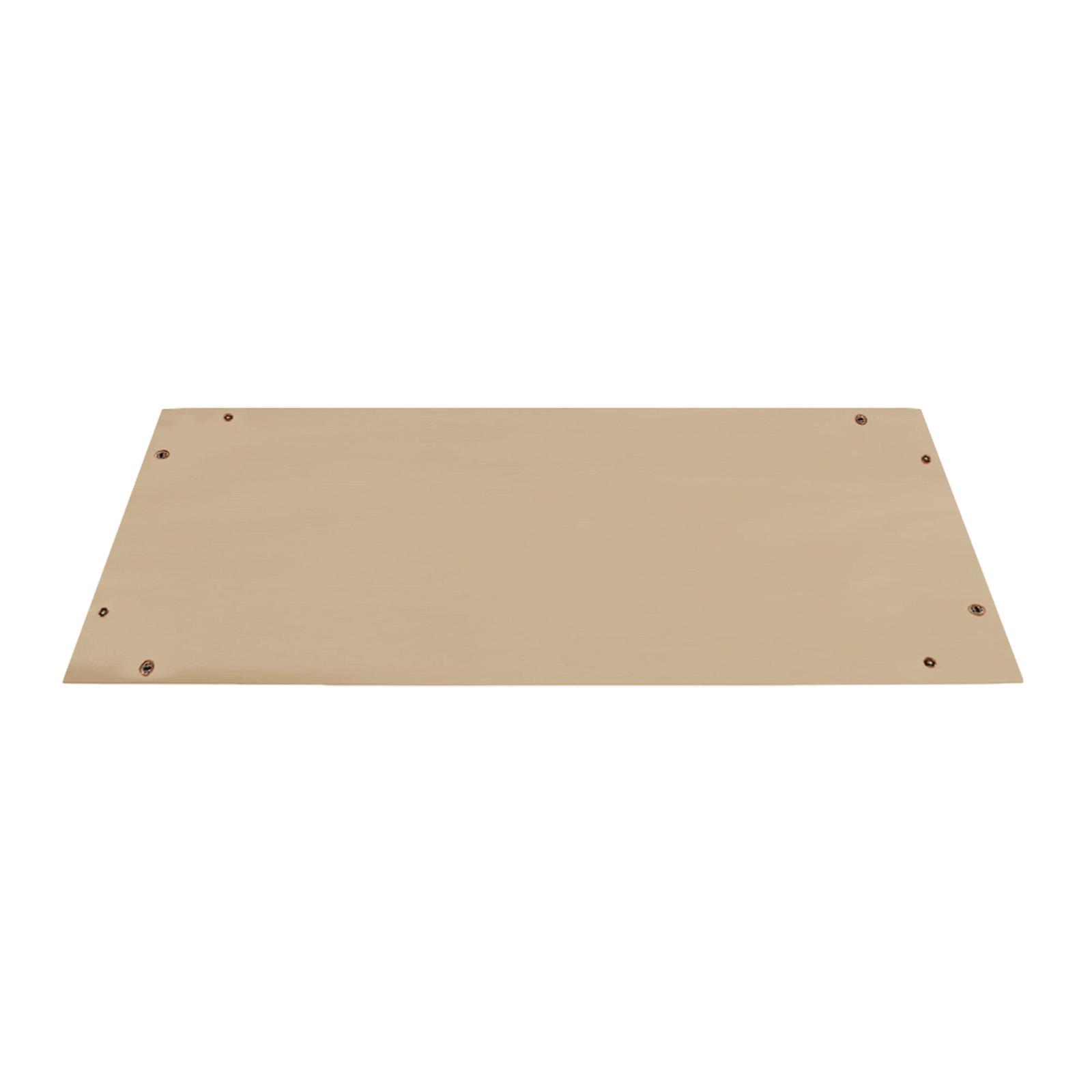 Magideal - Estera De Trasplante De Cuero Pu, Estera De Jardinería Interior De 23,6X11,8 Pulgadas, Herramientas De Bonsái Reutilizables, Portátil Para Controlar Beige