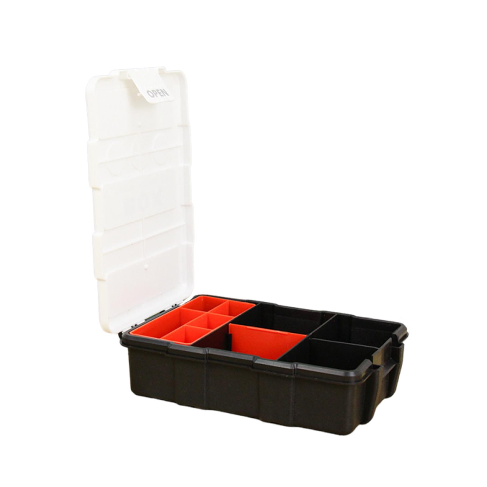 Magideal - Caja Organizadora De Herramientas Con Divisores Extraíbles Estuche Versátil Para Tornillos Clavos Tuercas Y Señuelos Organizador Portátil Compacto Ade 135 Cm X 22 Cm X 58 Cm