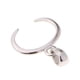 thumbnail image 3 of Plata esterlina 925 Pinch Clip Bail Bead Pendant Connector Pendant Holder D, 3 of 5