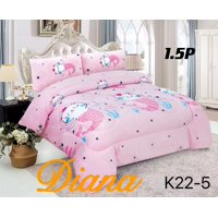 Aladdins Shop - Cobertor De Invierno De Plush Y Chiporro 1,5 Plaza Rosa Gatita Sirena (D)