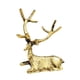 thumbnail image 4 of Escultura De Ciervo Para Decoración De Gabinete, Regalo De San Valentín, Estatua De Animal Para Dormitorio, Oro Oscuro, 4 of 5