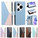 thumbnail image 5 of Funda Cartera Tricolor para Huawei Pura 80 Pro con Ranuras, Azul Claro, 5 of 6
