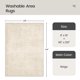 thumbnail image 2 of Alfombra lavable Valenrug 240 x 300 cm, color beige, resistente a las manchas, 2 of 9