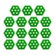 thumbnail image 1 of Almohadillas De Tracción Hexagonales Para Tablas De Surf, 15 Uds., Para Tablas De Pescado, Skimboards, Deportes Acuáticos, Color Verde, 1 of 5