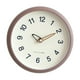 thumbnail image 2 of Reloj De Pared De 25 Cm, Silencioso, Sin Tictac, Reloj Decorativo Para Estudio, Dormitorio, Cafetería, Bar, Marrón, 2 of 6