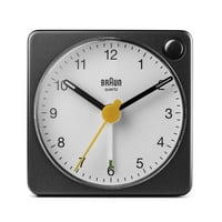 Reloj Despertador Braun Classic Travel Analógico Con Despertador Y Luz