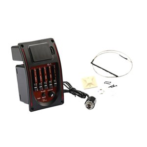 Bothyi - Preamplificador De Guitarra Acústica De 5 Bandas Accesorio Para Guitarra Acústica Pastilla De Guitarra Resistente