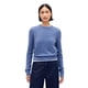 thumbnail image 1 of Suéter GAP para Mujer Cashsoft Cuello Redondo Azul Jaspeado Talle S, 1 of 4