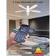 thumbnail image 3 of Ventilador de Techo Ohniyou de 52 Pulgadas LED con App, DC, Blanco, 3 of 3