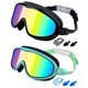thumbnail image 1 of Gafas de natación Rantizon para niños con visión amplia, de 3 a 15 años, paquete de 2, 1 of 7