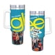 thumbnail image 4 of Glee Fox Vaso aislado de acero inoxidable con asa, diseño temático, regalo para familia, amigos y fans; incluye pajita y encaja en el portavasos estándar, 40 oz, 4 of 6