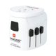 thumbnail image 2 of Adaptador de viaje SKROSS Pro Light con USB para más de 200 países, blanco, 2 of 9