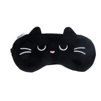 Homewell - Antifaz Para Dormir Negro Con Diseño De Gato