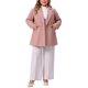 thumbnail image 2 of Abrigo de Mujer Talla Grande Agnes Orinda con Solapa de Doble Botonadura Chaqueta Exterior Casual con Bolsillos 3X Rosa, 2 of 6