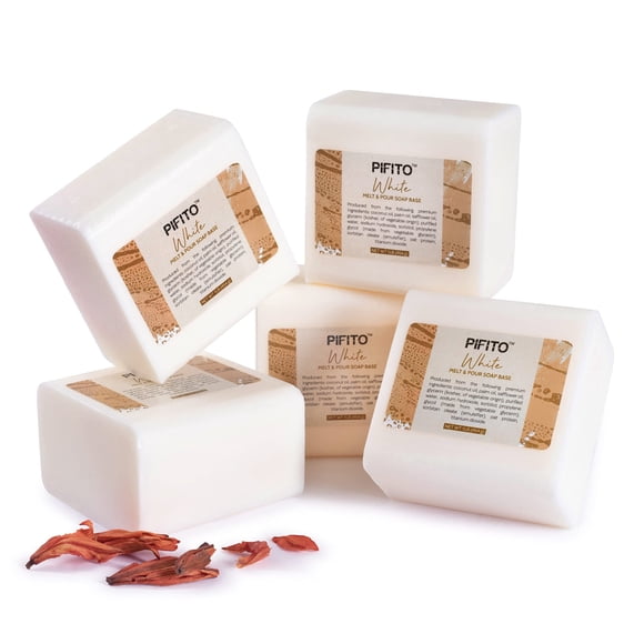 Base de jabón Pifito 2,3 kg blanca de glicerina premium