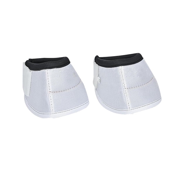 Botas de campana para caballos Bota protectora para cascos Protección para cascos Tela Oxford Fácil de poner y quitar Robusto Rápido de envolver Antic Blanco