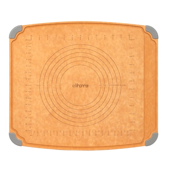 Tabla de cortar de fibra de madera Elihome 38 x 46 cm antideslizante