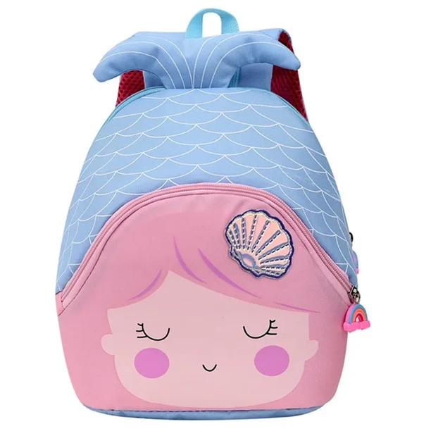 Kindergarten Sequin Princess Toddler Backpack Cartoon Fishtail Backpacks for Kids Cute Mermaid Children'S School Bag Purse Girls