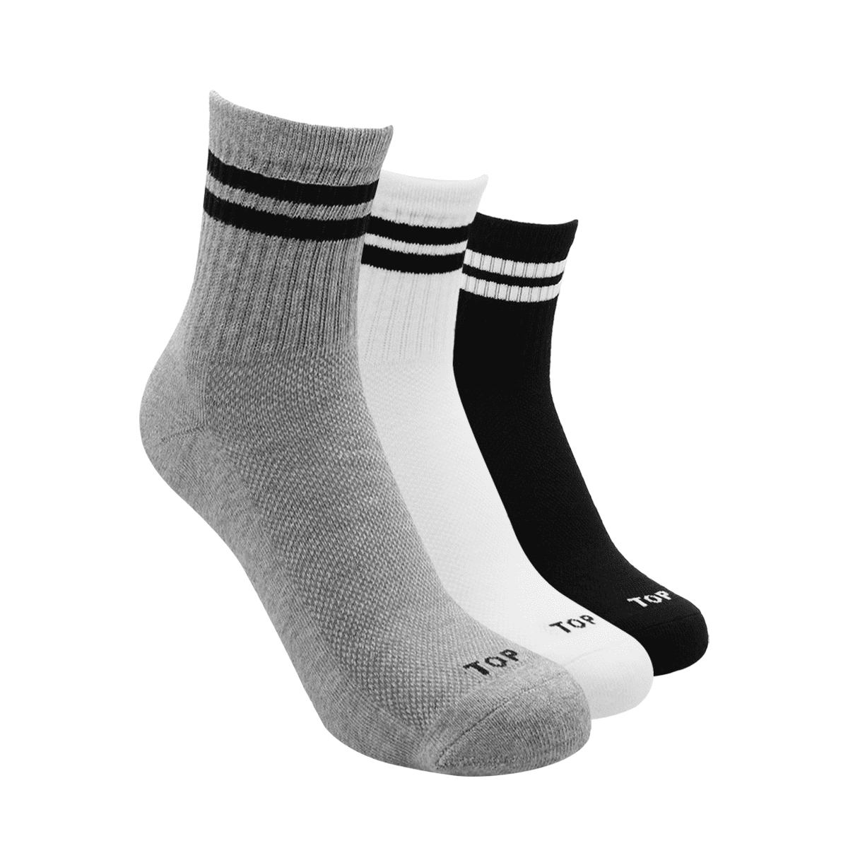 Calcetines Mujer Deportivos Media Caña Pack 3 C1 Top