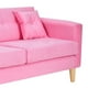 thumbnail image 4 of Sofa New Retro 3c Felpa 05 Rosado, 4 of 6