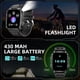 thumbnail image 3 of Smartwatch Militar Con Linterna Led Y Pantalla De 1 96, 3 of 7