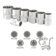 thumbnail image 1 of Juego Dados Poligonales 1/2 19pcs 8mm Hasta 32mm Cm-da2019, 1 of 3