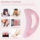 thumbnail image 5 of Herramienta de masaje Gua Sha grande, masajeador de drenaje linfático, herramientas de masaje de raspado muscular, herramientas anticelulíticas para esculpir el cuerpo para hombres y mujeres (rosa), 5 of 6