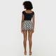 thumbnail image 3 of Short Mujer Full Print Margaritas Negro Corona, 3 of 5