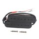 thumbnail image 2 of Pastilla Humbucker De 7 Cuerdas, Profesional, De Bajo Ruido, Doble Bobina, Fácil De Instalar, Color Negro, 52 Mm, 2 of 5