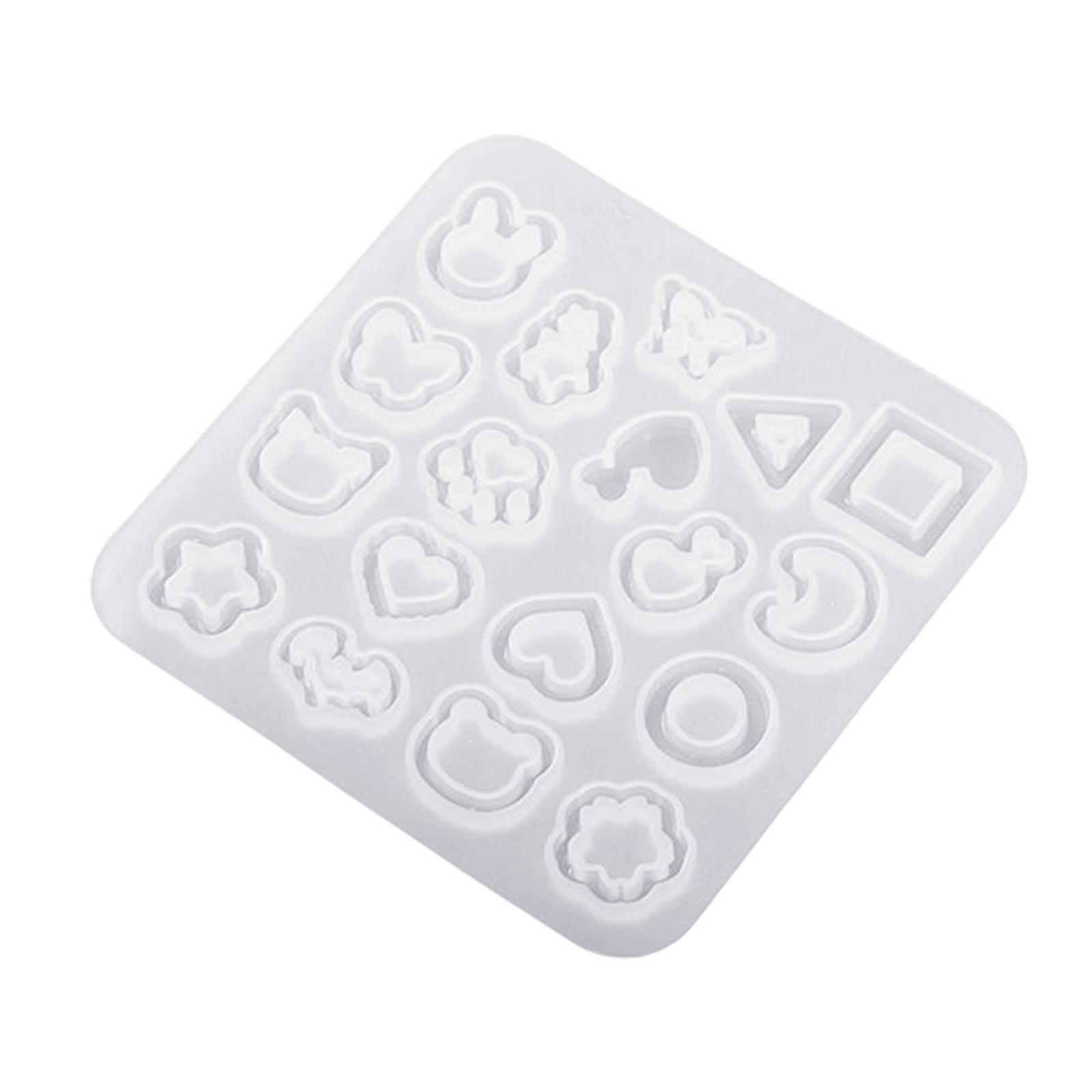 Magideal - Diy Resina Fundición Suministros Decorativos Fabricación De Joyas Artesanías De Epoxi Hechas A Mano Colgante Reutilizable Para Llavero Joyería De Boda