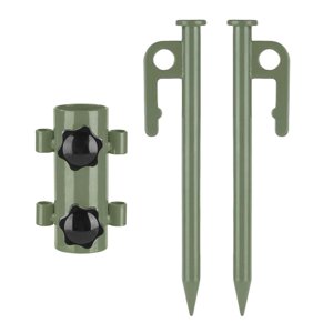 Ioensy - Soporte Para Barra De Toldo Para Exteriores, Soporte Para Barra De Toldo Para Picnic, Dosel Que Viaja Verde