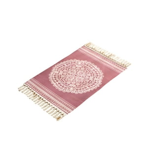 Genérico - Alfombra De Lino 60X90 Cm Para Bajada De Cama V1