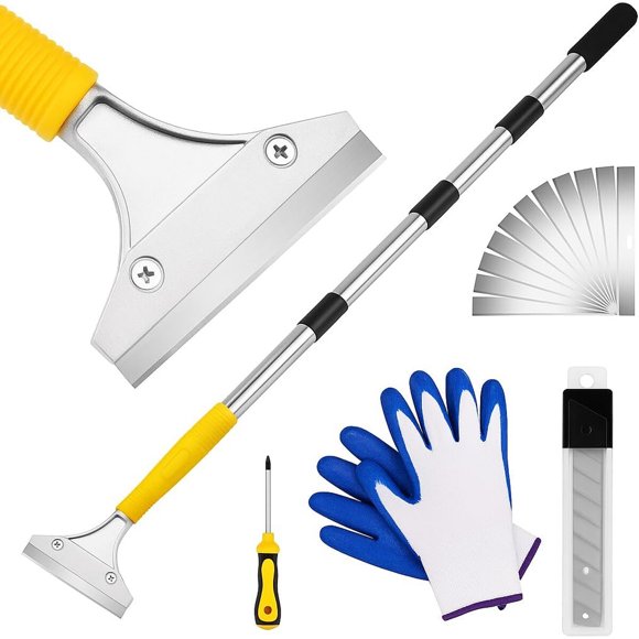 DIYSELF Scraper Tool 5.4 ft 65 in, Adjustable Floor Scrape