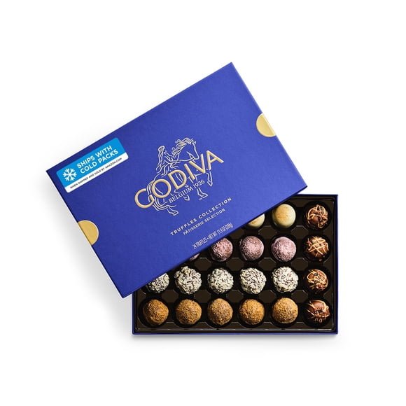 Caja de regalo de trufas de chocolate Godiva Patisserie, 24 piezas