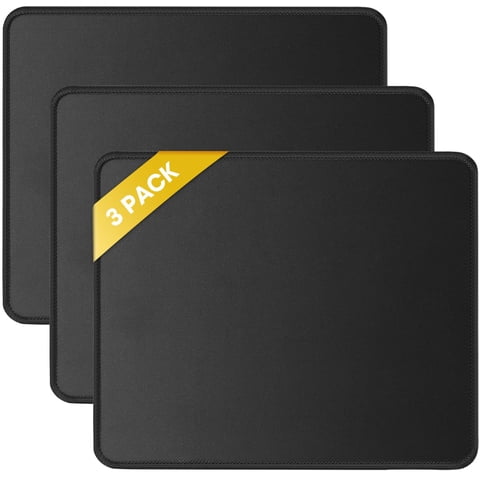 Alfombrilla De Ratón Jikiou, Paquete De 3 Unidades, 26 X 21 Cm, Con Base De Goma Antideslizante, Col