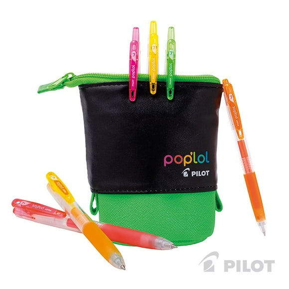 POPO´LOL 0.7 C/ESTUCHE RETRACTIL VERDE 6 U | Multicolor