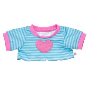 Build A Bear - Polera Lineas Corazon Build-A-Bear