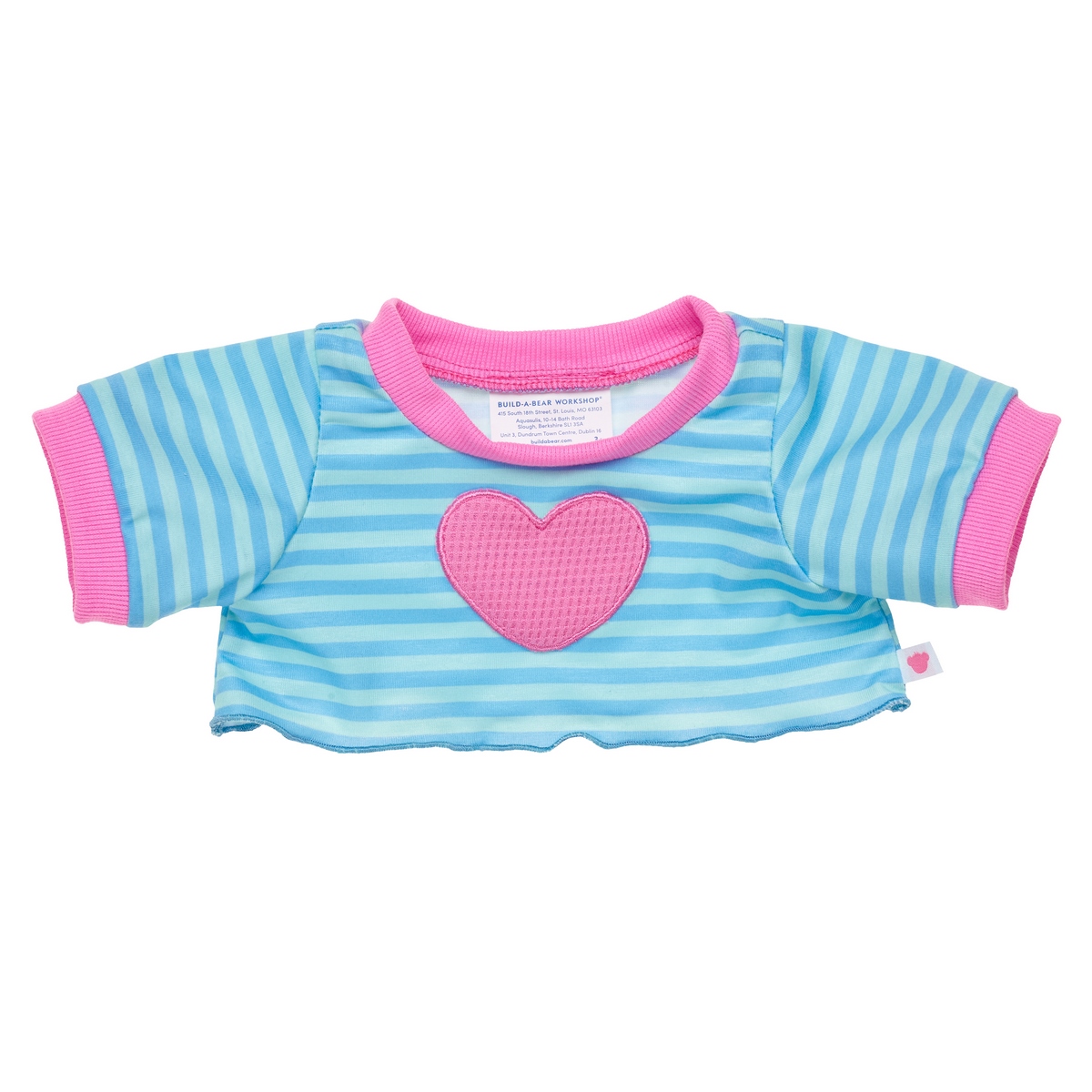 Build A Bear - Polera Lineas Corazon Build-A-Bear
