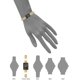 thumbnail image 2 of Reloj Anne Klein para Mujer con Esfera Negra y Brazalete Dorado, 2 of 3