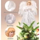 thumbnail image 2 of Decoración para árbol de Navidad Rcrirth, diseño de ángel blanco con luces, 32 cm, 2 of 7