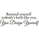 thumbnail image 1 of Decomural You Design Yourself Inspirational WS-32423, 1 of 2