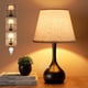 thumbnail image 1 of Lámpara de noche táctil, lámpara de mesa regulable de 3 vías para mesita de noche con pantalla de tela, lámpara de escritorio de 17.32 pulgadas para lectura, dormitorio, sala de estar,, 1 of 3